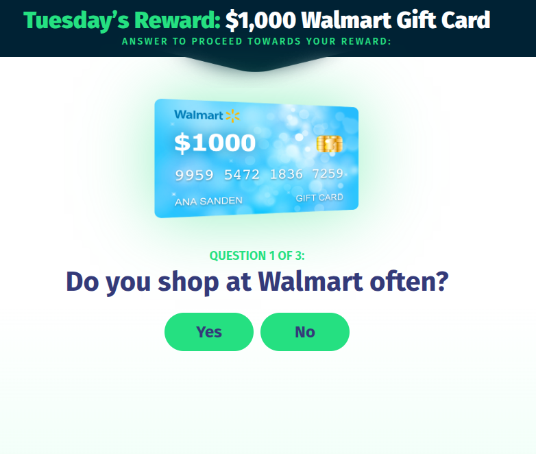 Get $1000 to Spend at Walmart!