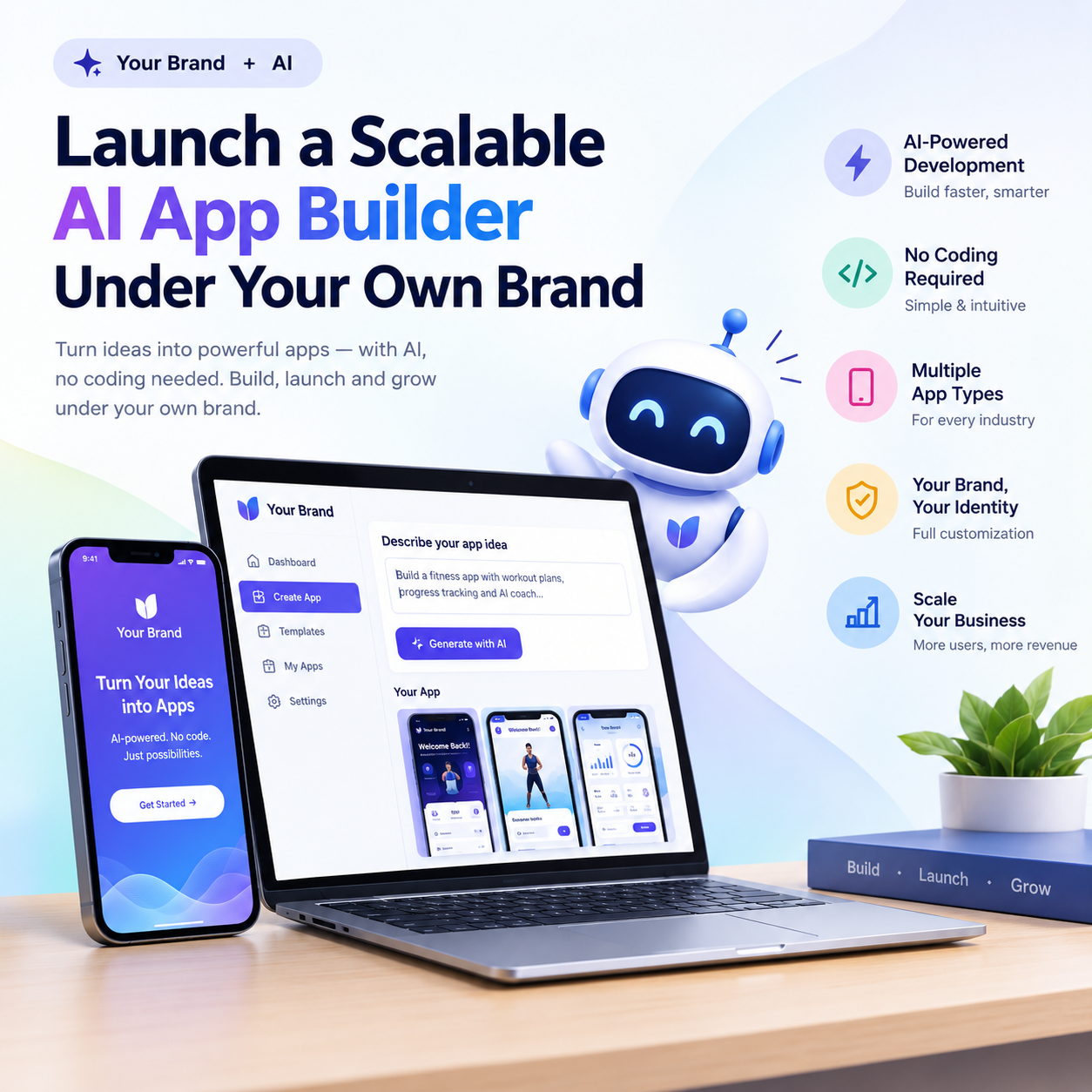 Launch a Scalable AI App Builder Under Your Own Brand