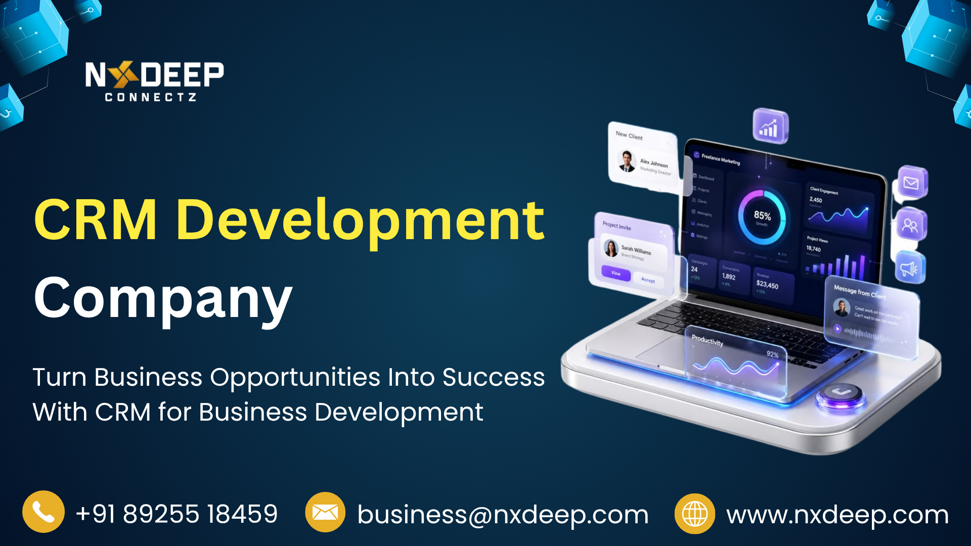 NxDeep Connectz: Your Configurable Partner in CRM for Business Development